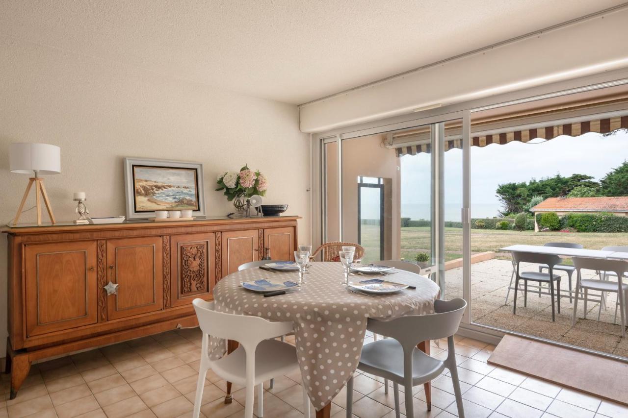 Rez-De-Terrasse Face Mer Pour 4 Personnes Pornic Exterior foto
